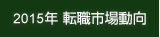 2015年薬剤師転職動向